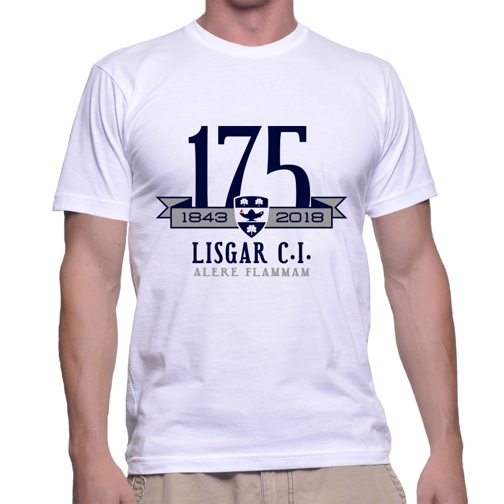 T-shirt – white with 175 logo